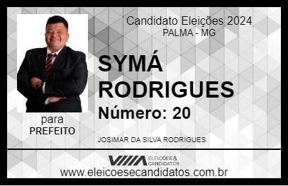 Candidato SYMÁ RODRIGUES 2024 - PALMA - Eleições