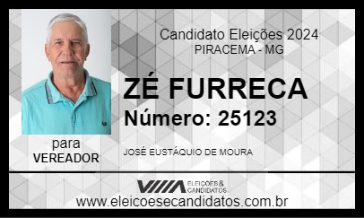 Candidato ZÉ FURRECA 2024 - PIRACEMA - Eleições