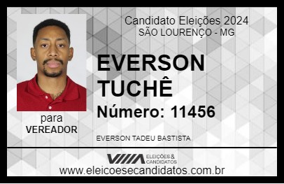 Candidato EVERSON TUCHÊ 2024 - SÃO LOURENÇO - Eleições