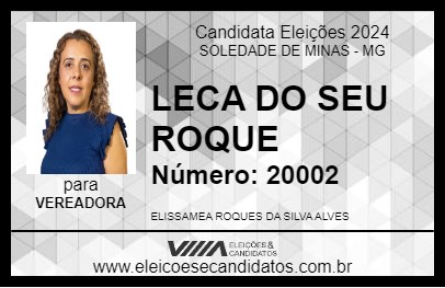 Candidato LECA DO SEU ROQUE 2024 - SOLEDADE DE MINAS - Eleições