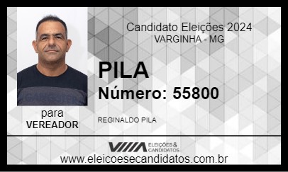 Candidato PILA 2024 - VARGINHA - Eleições