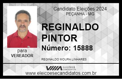 Candidato REGINALDO PINTOR 2024 - PEÇANHA - Eleições