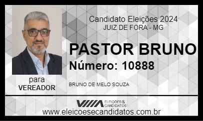 Candidato PASTOR BRUNO 2024 - JUIZ DE FORA - Eleições