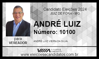 Candidato ANDRÉ LUIZ 2024 - JUIZ DE FORA - Eleições