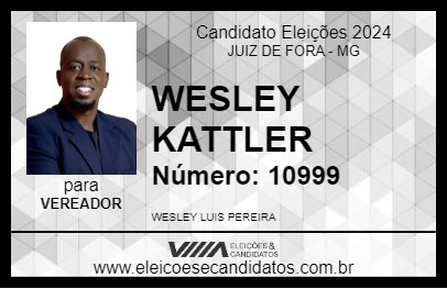 Candidato WESLEY KATTLER 2024 - JUIZ DE FORA - Eleições