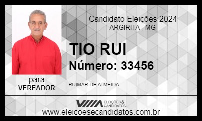 Candidato TIO RUI 2024 - ARGIRITA - Eleições