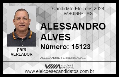 Candidato PROFESSOR ALESSANDRO 2024 - VARGINHA - Eleições