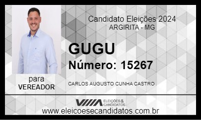 Candidato GUGU 2024 - ARGIRITA - Eleições