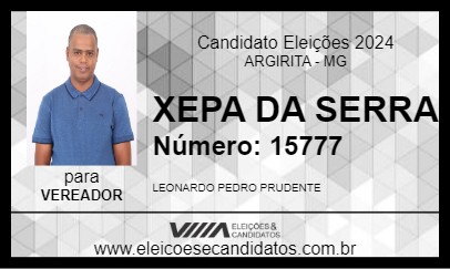 Candidato XEPA DA SERRA 2024 - ARGIRITA - Eleições