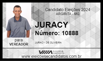 Candidato JURACY 2024 - ARGIRITA - Eleições