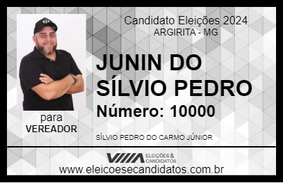 Candidato JUNIN DO SÍLVIO PEDRO 2024 - ARGIRITA - Eleições