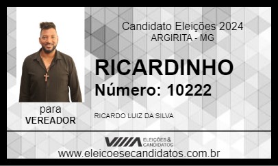 Candidato RICARDINHO 2024 - ARGIRITA - Eleições