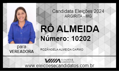 Candidato RÔ ALMEIDA 2024 - ARGIRITA - Eleições