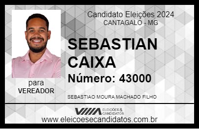 Candidato SEBASTIAN CAIXA 2024 - CANTAGALO - Eleições