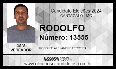 Candidato RODOLFO 2024 - CANTAGALO - Eleições