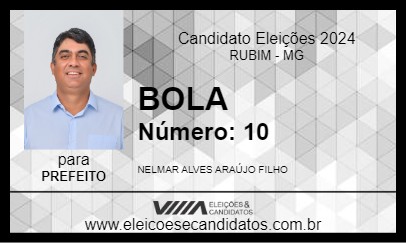 Candidato BOLA 2024 - RUBIM - Eleições