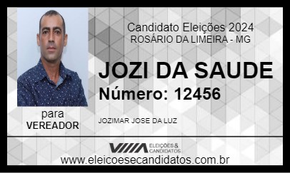 Candidato JOZI DA SAUDE 2024 - ROSÁRIO DA LIMEIRA - Eleições