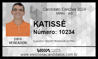 Candidato KATISSÉ 2024 - MIRAÍ - Eleições