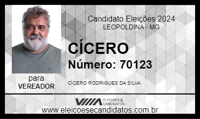 Candidato CÍCERO 2024 - LEOPOLDINA - Eleições