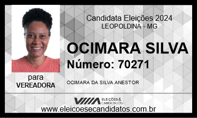 Candidato OCIMARA SILVA 2024 - LEOPOLDINA - Eleições