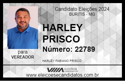 Candidato HARLEY PRISCO 2024 - BURITIS - Eleições