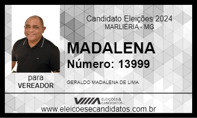 Candidato MADALENA 2024 - MARLIÉRIA - Eleições