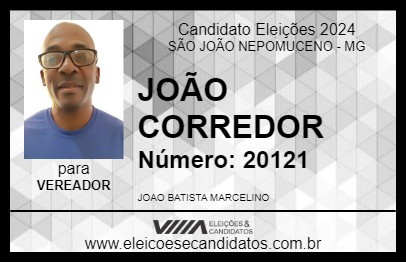 Candidato JOÃO CORREDOR 2024 - SÃO JOÃO NEPOMUCENO - Eleições