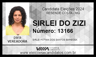 Candidato SIRLEI DO ZIZI 2024 - RESENDE COSTA - Eleições