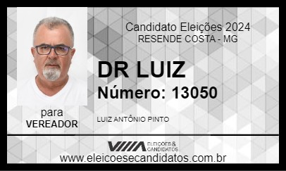 Candidato DR LUIZ 2024 - RESENDE COSTA - Eleições