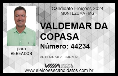 Candidato VALDEMAR 2024 - MONTEZUMA - Eleições