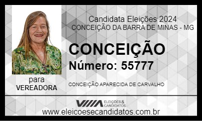 Candidato CONCEIÇÃO 2024 - CONCEIÇÃO DA BARRA DE MINAS - Eleições