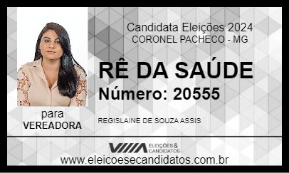 Candidato RÊ DA SAÚDE 2024 - CORONEL PACHECO - Eleições