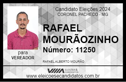 Candidato RAFAEL MOURÃOZINHO 2024 - CORONEL PACHECO - Eleições