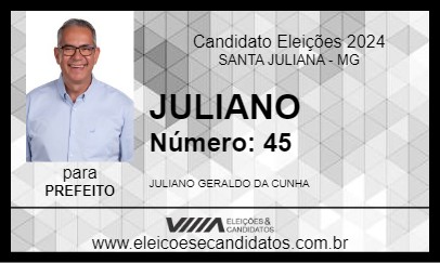 Candidato JULIANO 2024 - SANTA JULIANA - Eleições