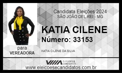 Candidato KATIA CILENE 2024 - SÃO JOÃO DEL REI - Eleições