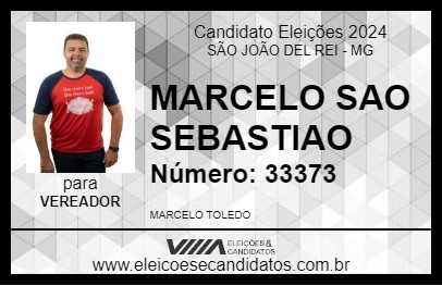 Candidato MARCELO SAO SEBASTIAO 2024 - SÃO JOÃO DEL REI - Eleições