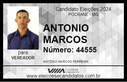 Candidato ANTONIO MARCOS 2024 - POCRANE - Eleições