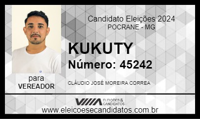 Candidato KUKUTY 2024 - POCRANE - Eleições