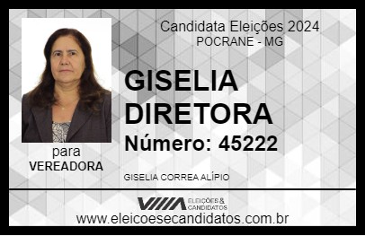 Candidato GISELIA DIRETORA 2024 - POCRANE - Eleições