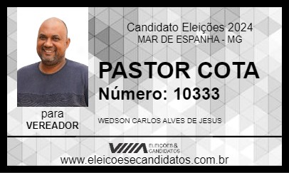 Candidato PASTOR COTA 2024 - MAR DE ESPANHA - Eleições