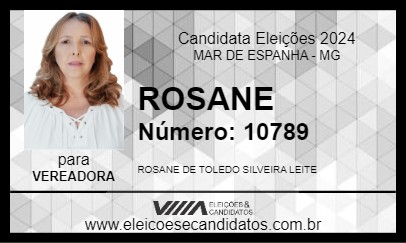 Candidato ROSANE 2024 - MAR DE ESPANHA - Eleições