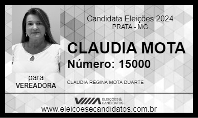 Candidato DRA. CLAUDIA MOTA 2024 - PRATA - Eleições