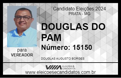 Candidato DOUGLAS BORGES 2024 - PRATA - Eleições