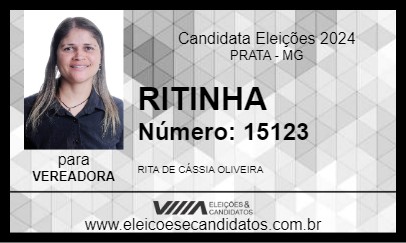 Candidato RITINHA 2024 - PRATA - Eleições