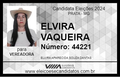 Candidato ELVIRA VAQUEIRA 2024 - PRATA - Eleições