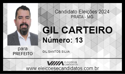 Candidato GIL CARTEIRO 2024 - PRATA - Eleições