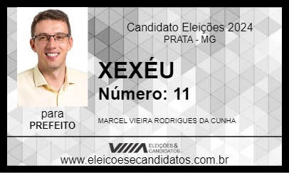 Candidato XEXÉU 2024 - PRATA - Eleições