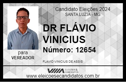 Candidato DR FLÁVIO VINICIUS 2024 - SANTA LUZIA - Eleições