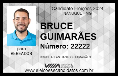 Candidato BRUCE GUIMARÃES 2024 - NANUQUE - Eleições