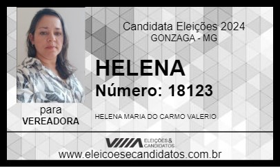 Candidato HELENA 2024 - GONZAGA - Eleições